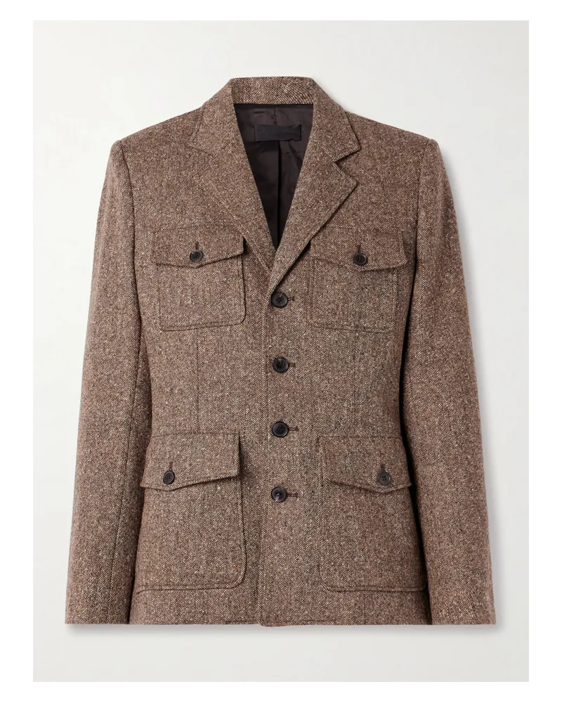 Nili Lotan Fleur Jacke Aus Tweed Aus Einer Wollmischung - Braun Braun