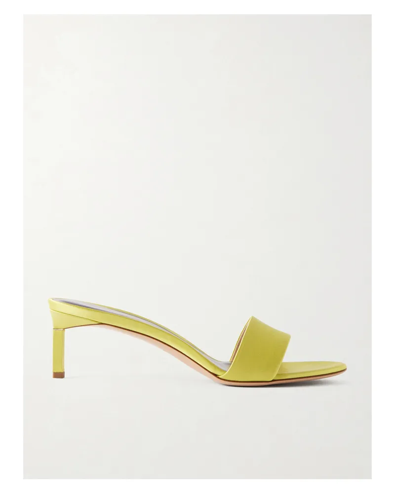 Tom Ford Satin Mules - Yellow Yellow