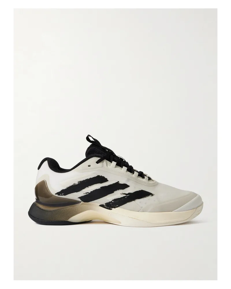 adidas Y-3 Avacourt 2 Sneakers Aus Mesh Mit Gummibesätzen - Weiß Weiß