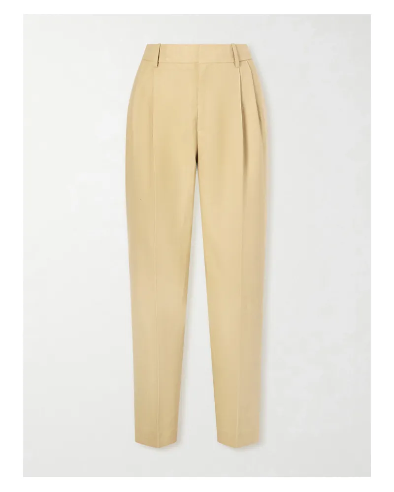 Ralph Lauren Tapered Hemp Trousers - Neutrals Neutrals