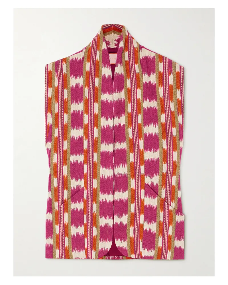 Marta Ferri Ramatuelle Weste Aus Jacquard - Rot Rot