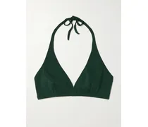 Les Essentiels Gang Triangle Bikini Top - Green