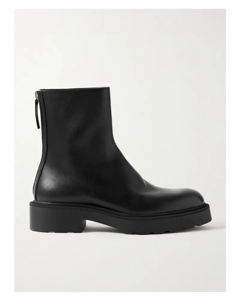 The Row Nobilis Ankle Boots Aus Leder - Schwarz Schwarz