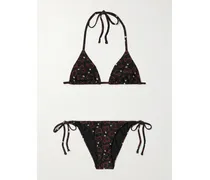 Net Sustain Triangel-bikini aus Recyceltem Stretch-material