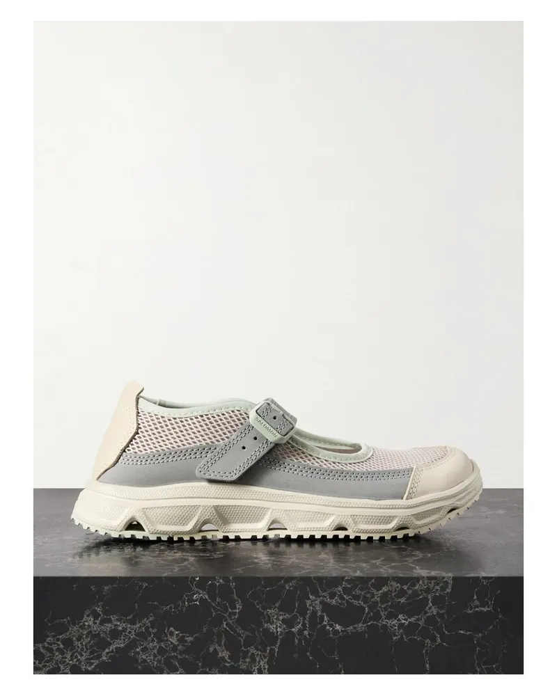 Salomon Rx Marie Jeanne Sneakers Aus Mesh Und Nubukleder Mit Einklappbarer Fersenpartie - Grau Grau