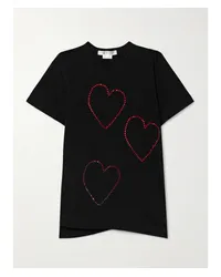 Comme des Garçons Asymmetrisches T-shirt aus Baumwoll-jersey Schwarz