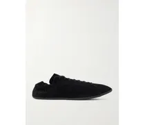 Y-3 Stan Smith Sneakers Aus Veloursleder - Schwarz
