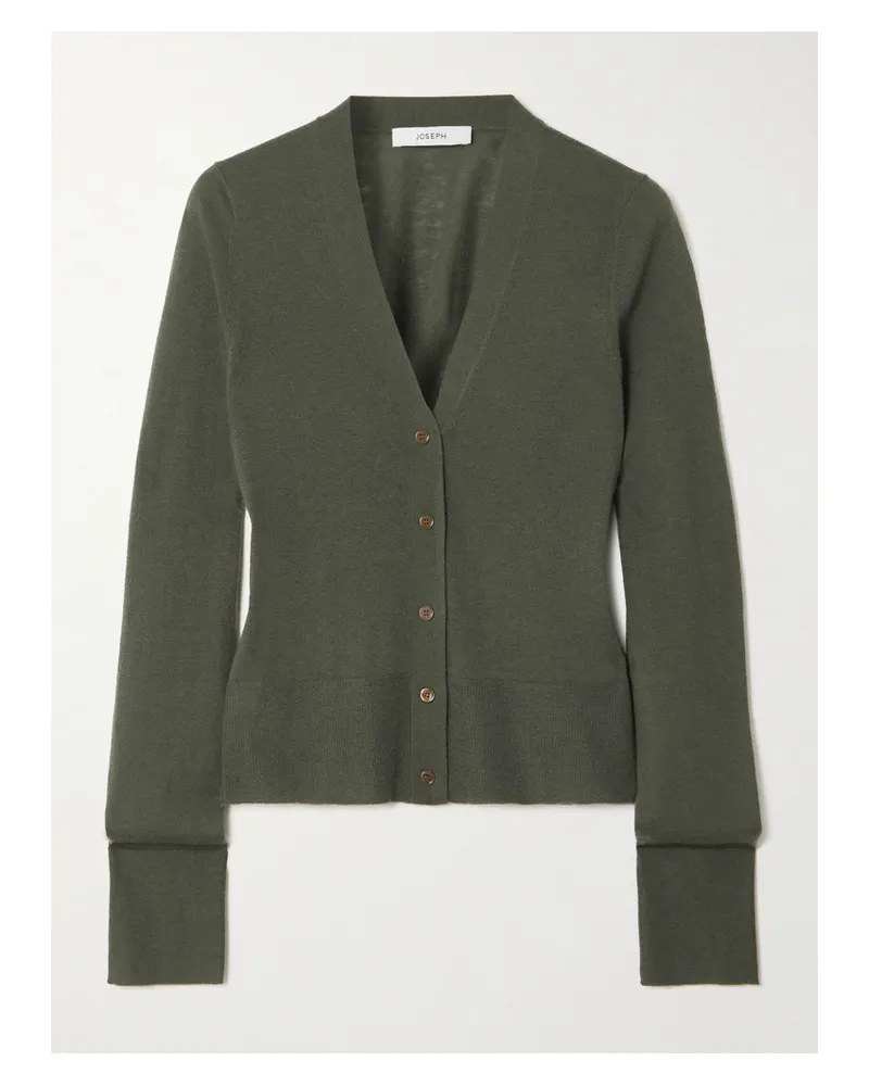 Joseph Cashair Cashmere Cardigan - Green Green