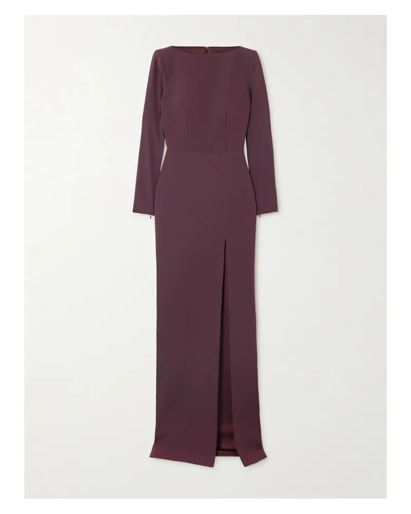 Alex Perry Robe Aus Crêpe - Lila Lila