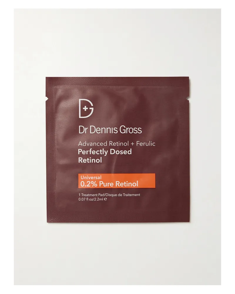 Dr. Dennis Gross Skincare Advanced Retinol + Ferulic Perfectly Dosed Retinol – Hautpflege-pads - Universal 0,2% X 8 Farblos