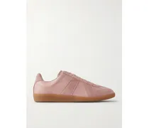 Replica Sneakers Aus Leder Und Veloursleder - Orange