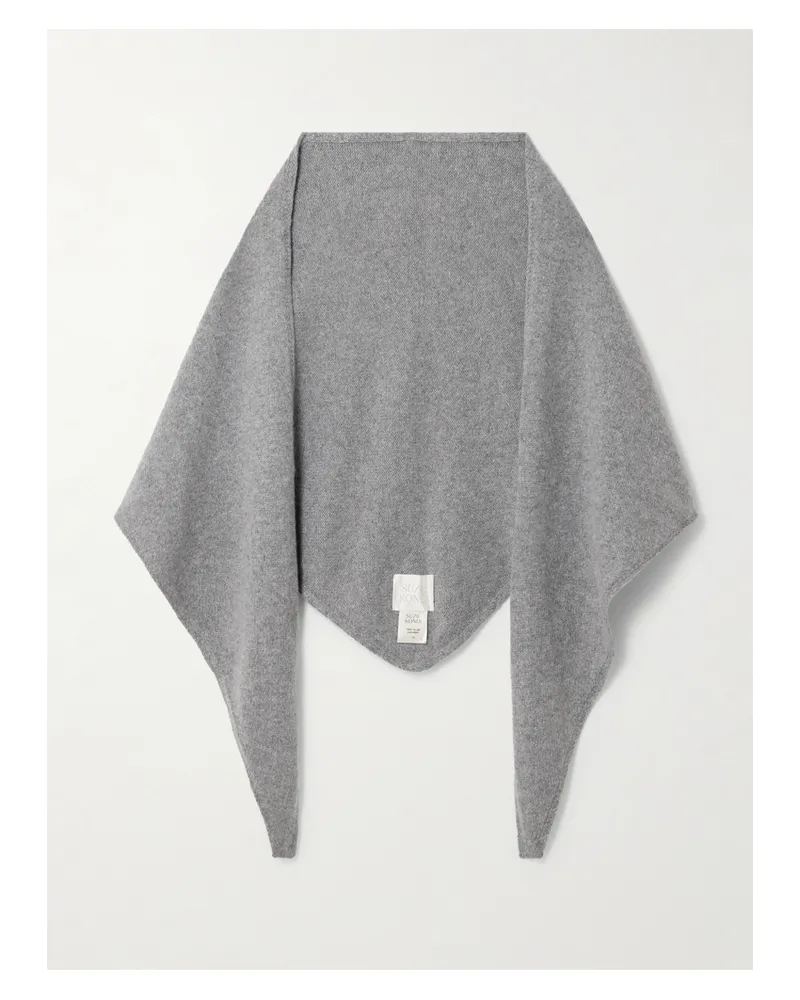Suzie Kondi Lovey Cashmere Scarf - Gray Gray