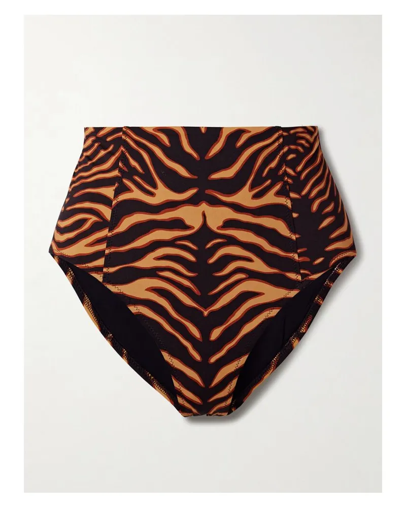 Ulla Johnson Zahara Bikini-höschen Mit Tigerprint - Mehrfarbig Mehrfarbig