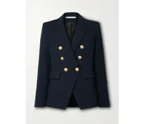 Miller Dickey Doppelreihiger Blazer Aus Grain De Poudre - Blau