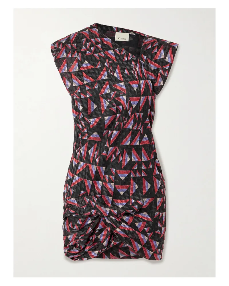 Isabel Marant Minikleid Aus Bedrucktem Devoré-voile - Mehrfarbig Mehrfarbig