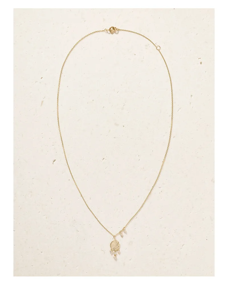 Pascale Monvoisin Gaby N°1 Kette Aus 9 Karat Gold Mit Diamanten Gold