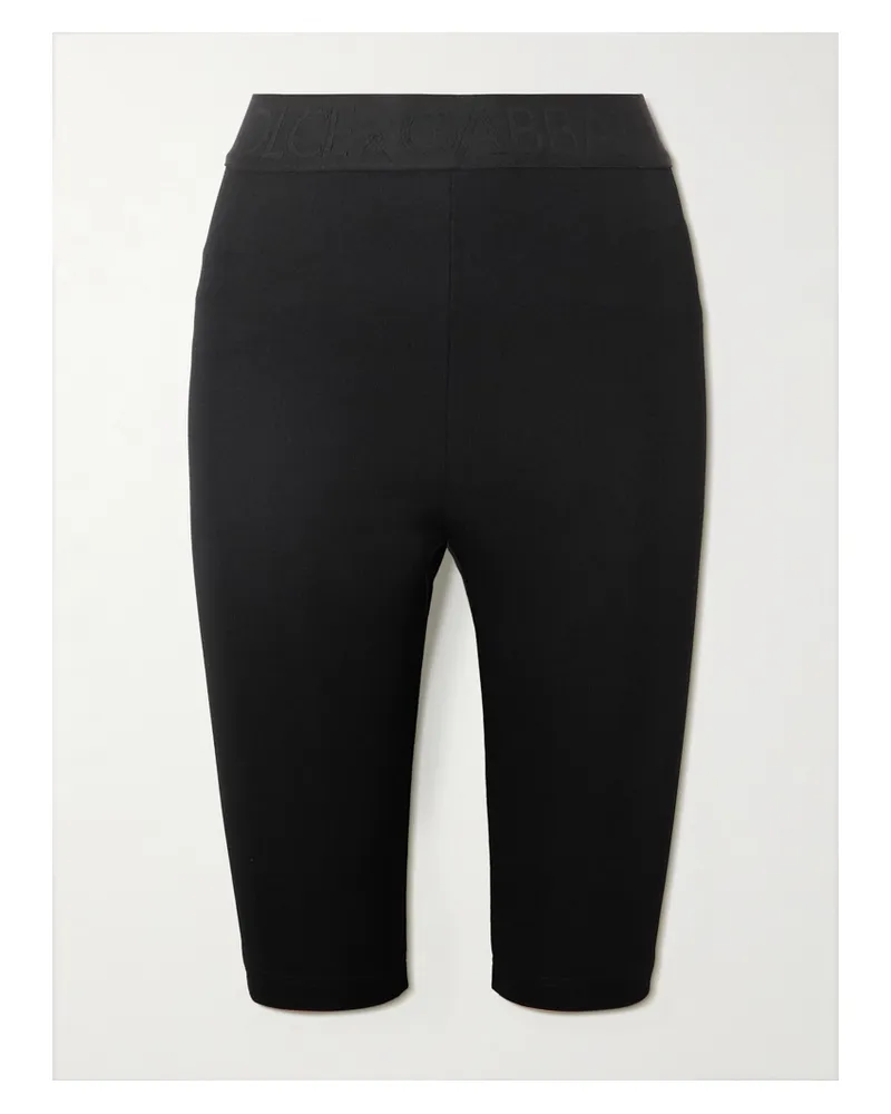 Dolce & Gabbana Shorts Aus Jersey - Schwarz Schwarz