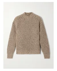 Ralph Lauren Rippstrickpullover aus einer Kaschmir-seidenmischung Braun