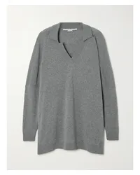 Stella McCartney Oversized-pullover aus einer Kaschmir-wollmischung Grau