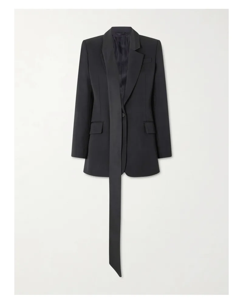 ATTICO Blazer Aus Wolle - Schwarz Schwarz