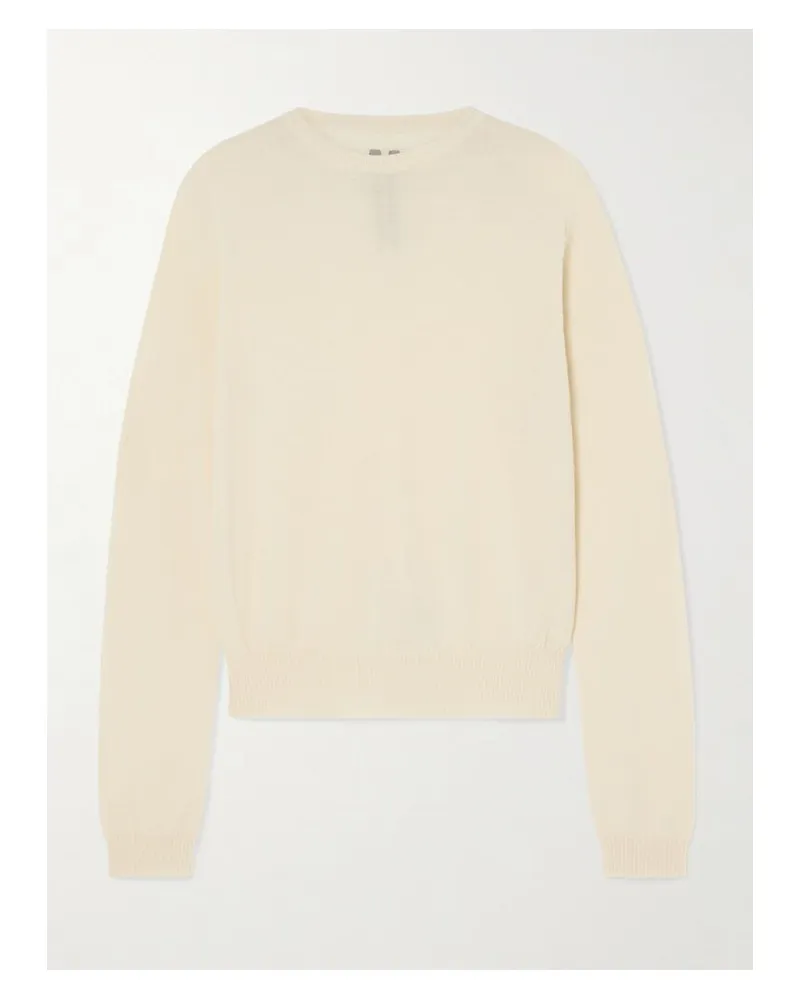 Rick Owens Maglia Wollpullover - Wollweiß Wollweiß