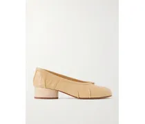 Tabi Ballerina Pumps Mit Geteilter Kappe Aus Leder - Neutral