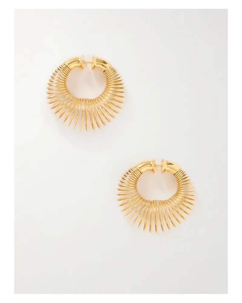Alaïa Goldfarbene Creolen Gold