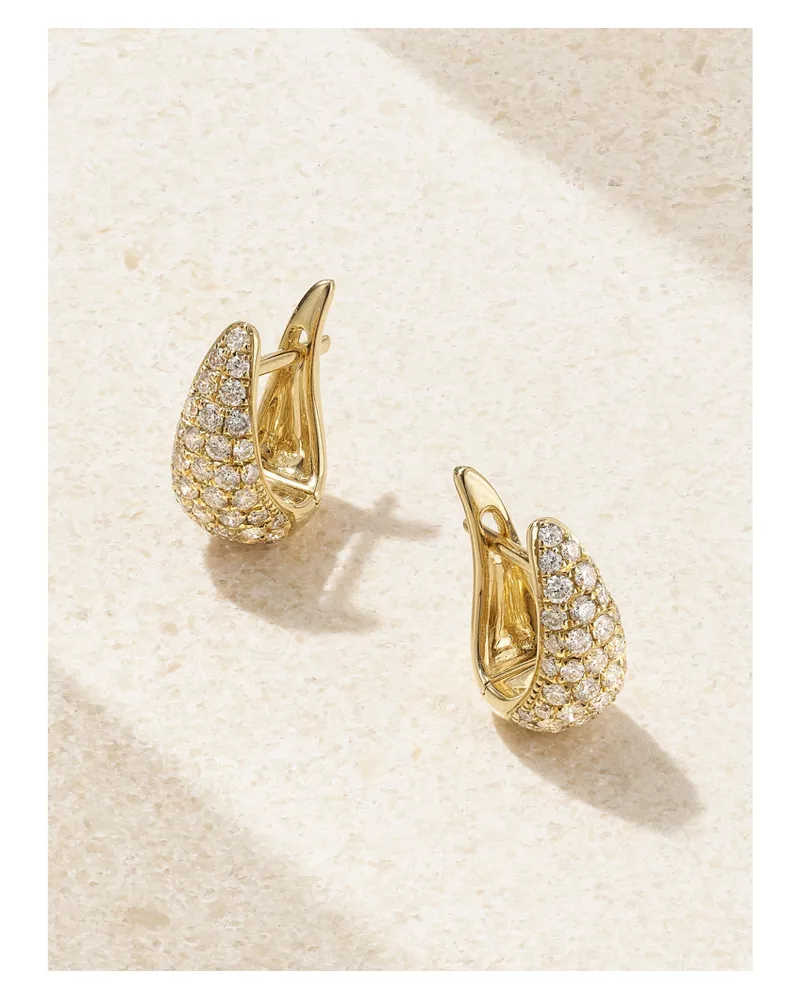 ANITA KO Baby Claw Ohrringe Aus 18 Karat Gold Mit Diamanten Gold
