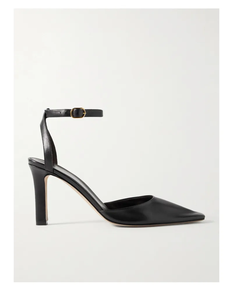 The Row Carla Pumps Aus Leder - Schwarz Schwarz