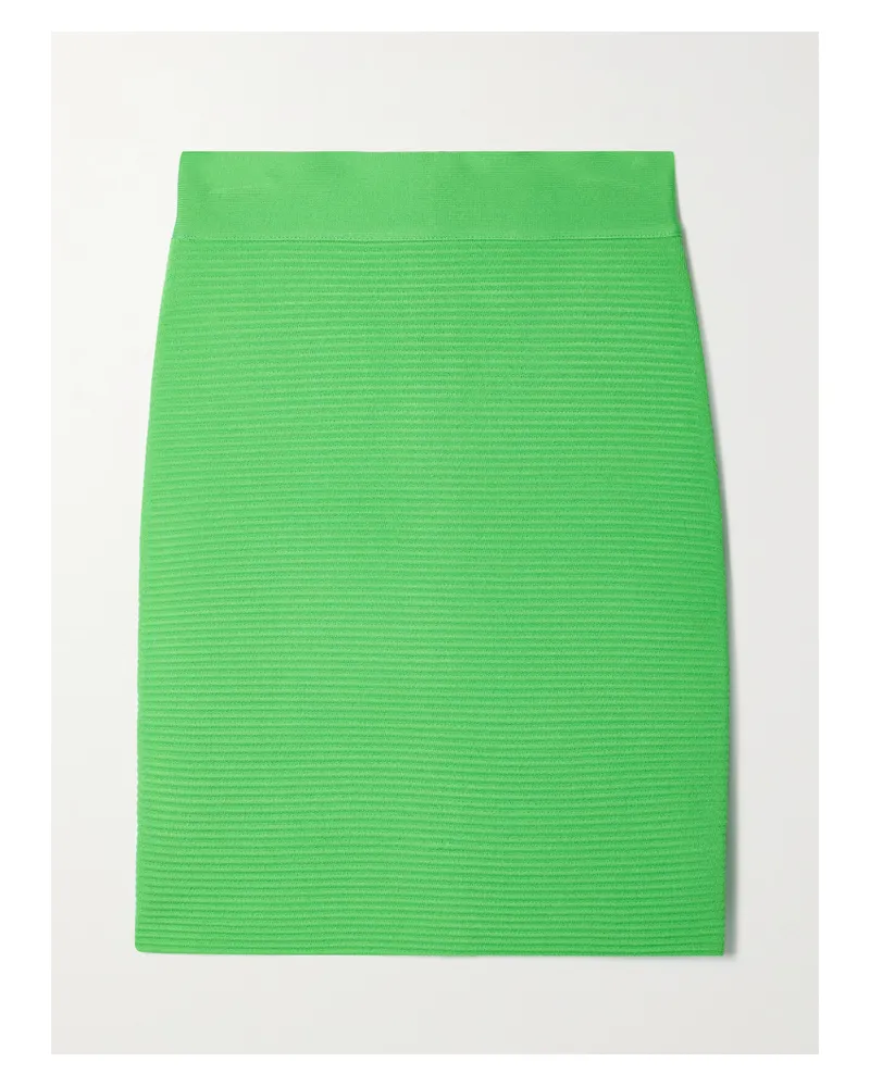 Hervé Léger Minirock Aus Bandage - Grün Grün