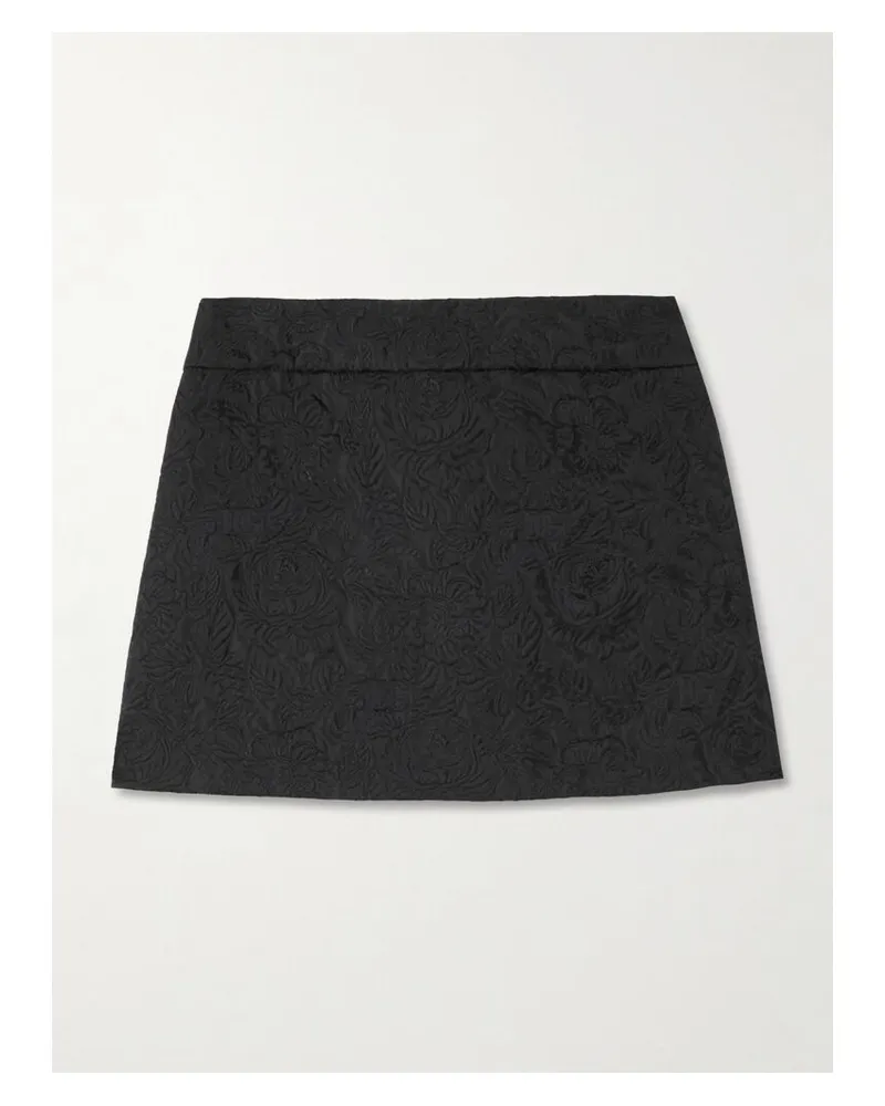 Dolce & Gabbana Minirock Aus Matelassé - Schwarz Schwarz