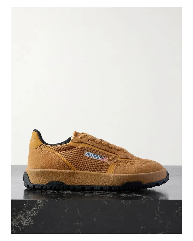 AUTRY Wildpace Sneakers Aus Mesh Mit Velourslederbesätzen - Braun Braun