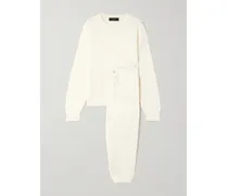 Elsa Set Aus Pullover Und Jogginghose Aus Kaschmir - Elfenbein