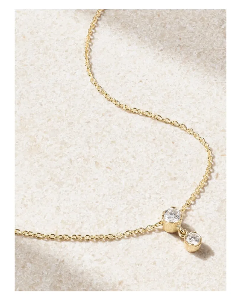 Sophie Bille Brahe Venus Kette Aus Recyceltem 18 Karat Gold Mit Diamanten Gold