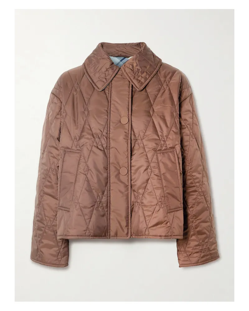 Barbour Bernadette Jacke Aus Gestepptem Shell - Braun Braun