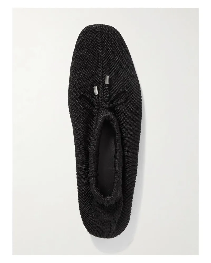 Totême Ballerinas Aus Strick - Schwarz Schwarz