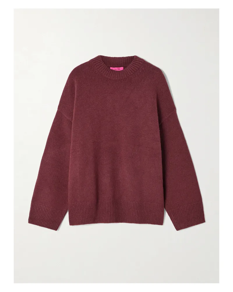 The Elder Statesman Pali Pullover Aus Kaschmir - Burgunder Burgunder