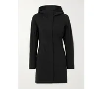 Rain Rebel Kapuzenjacke Aus Glyde™-material - Schwarz