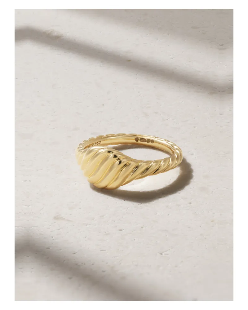 David Yurman Ring Für Den Kleinen Finger Aus 18 Karat Gold Gold
