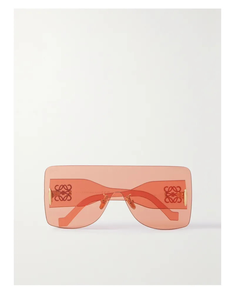 Loewe Anagram Sonnenbrille Mit D-förmingen Gläsern - Orange Orange