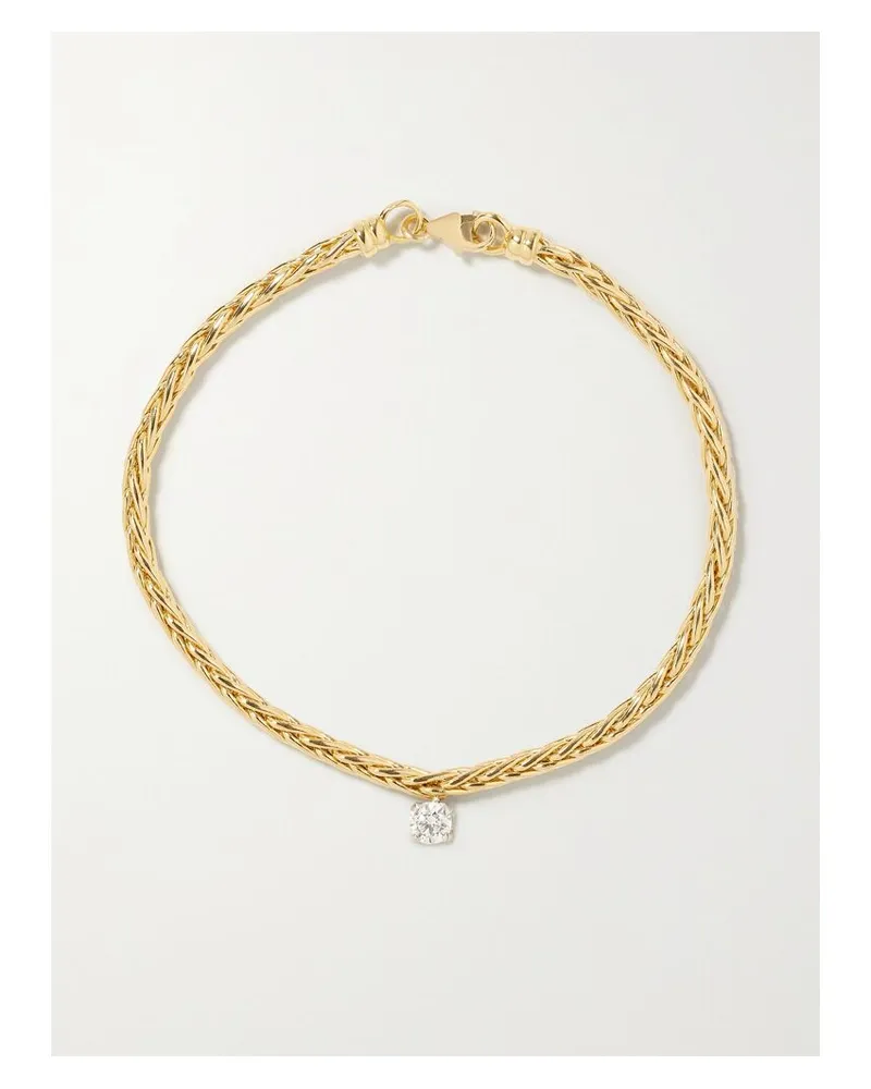 Yvonne Léon Armband Aus 18 Karat Gold Mit Diamant Gold