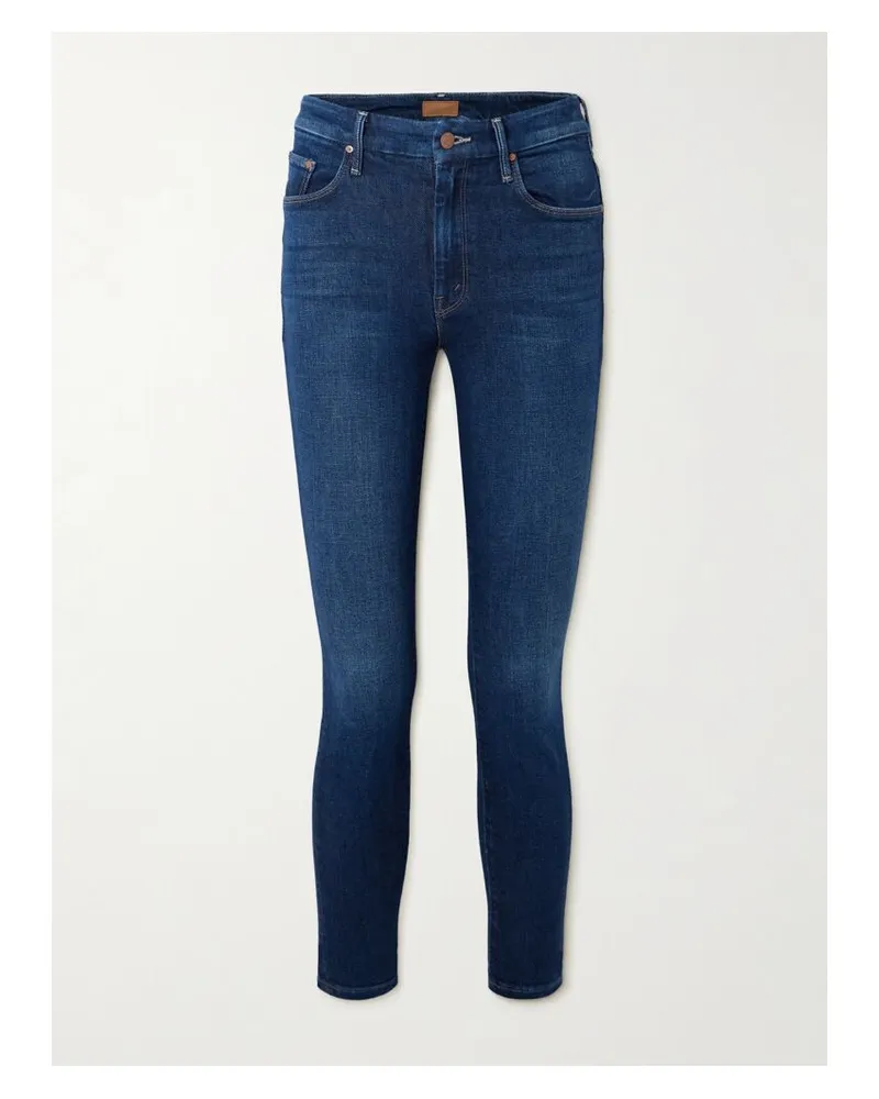 Mother Looker Hoch Sitzende Skinny Jeans - Blau Blau