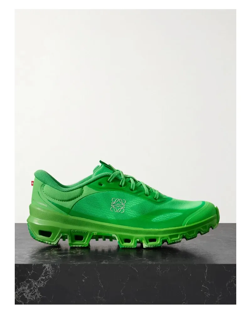 Loewe On Cloudventure 2.0 Sneakers Aus Recyceltem Mesh Mit Gummibesätzen - Grün Grün
