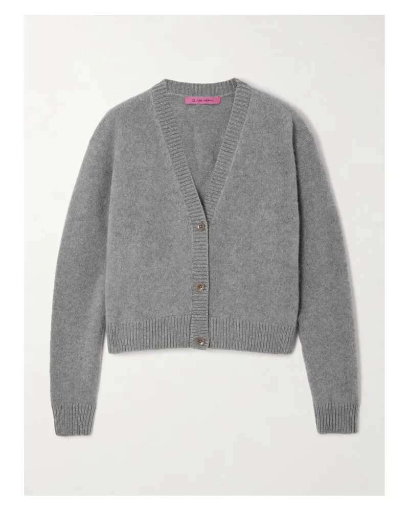 The Elder Statesman Tes Cardigan Aus Kaschmir - Grau Grau