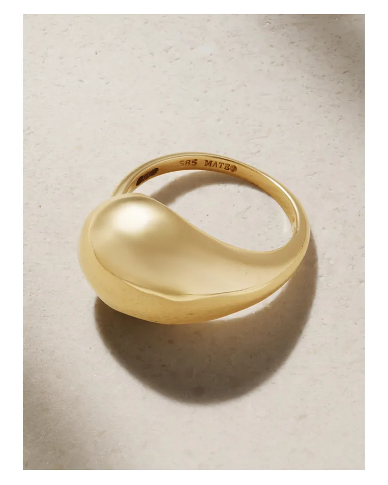 MATEO Agua Ring aus 14 Karat Gold