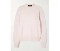 Embroidered Cashmere Sweater - Pink