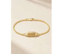 Micro Coco 18-karat Gold Diamond Bracelet