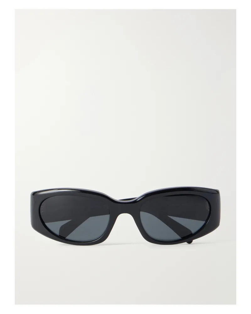 Celine Journey Round-frame Acetate Sunglasses - Black Black