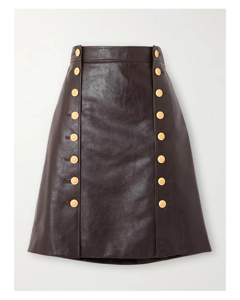 Bally Rock Aus Leder Mit Verzierungen - Braun Braun