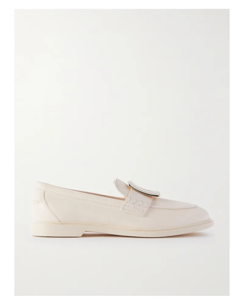 Roger Vivier Summer Leather Loafers - White White
